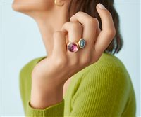 Vicenza - Piazzetta Palladio 2 - Anillo Marco Bicego Mujer Jaipur in Oro amarillo Topazio AB586-TP01 - AB586-TP01
